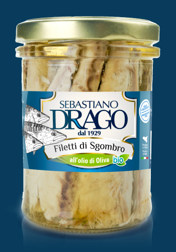 Filetti di Sgombro in olio di oliva biologico