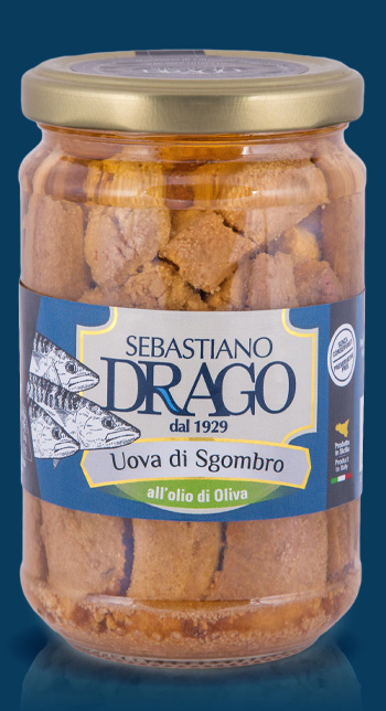 uova di sgombro in olio di oliva