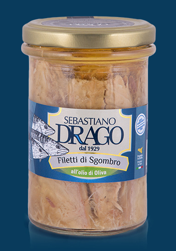 filetti di sgombro in olio di oliva